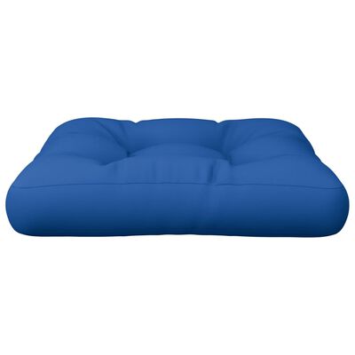 vidaXL Pallet Cushion Royal Blue 50x50x12 cm Fabric