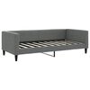 vidaXL Day Bed without Mattress Dark Grey 90x190 cm Fabric