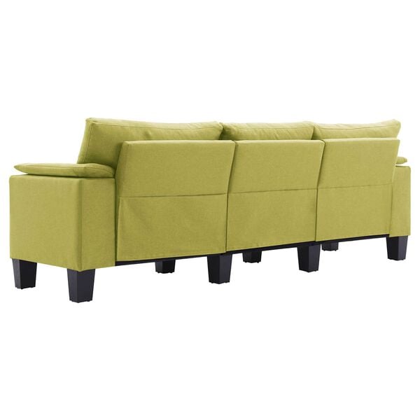 vidaXL Sofa Green Fabric