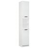 vidaXL Bathroom Cabinet White 32x34x188.5 cm Engineered Wood