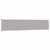 vidaXL Patio Retractable Side Awning 100x500 cm Grey