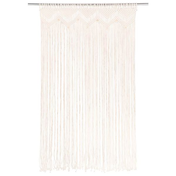 vidaXL Macrame Curtain 140x240 cm Cotton