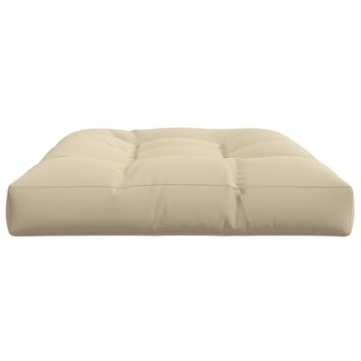 vidaXL Pallet Cushion Beige 120x80x12 cm Fabric