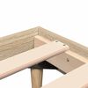 vidaXL Bed Frame without Mattress Sonoma Oak 120x200 cm Engineered Wood