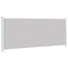 vidaXL Patio Retractable Side Awning 200x514 cm Grey