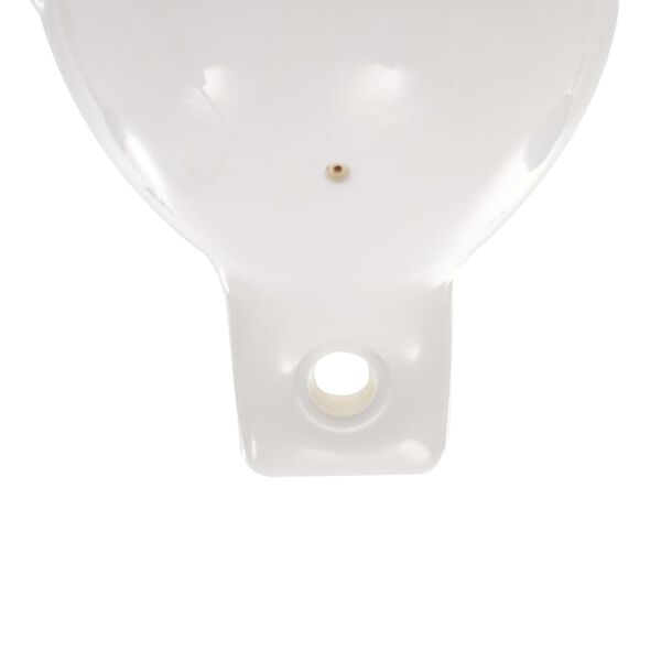 vidaXL Boat Bumper 4 pcs White 58.5x16.5 cm PVC