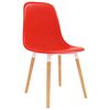 vidaXL Dining Chairs 6 pcs Red 47 x 50.5 x 83 cm