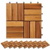 Decking Tiles 30 x 30 cm Acacia Set of 30