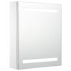 vidaXL LED Bathroom Mirror Cabinet 50x13.5x60 cm