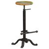 vidaXL Bar Stools 2 pcs Cast Iron and Solid Reclaimed Wood