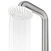 vidaXL Garden Shower 225 cm Stainless Steel