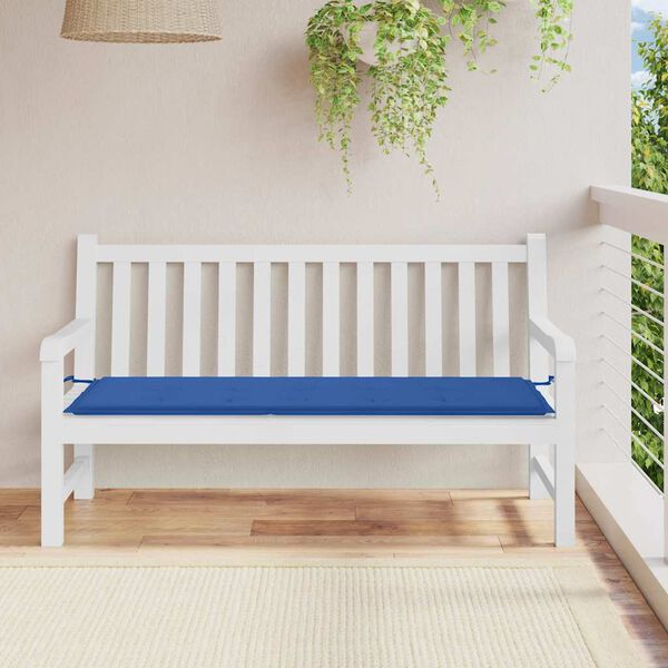 vidaXL Garden Bench Cushion Royal Blue 150x50x3 cm Oxford Fabric