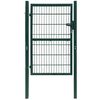 vidaXL 2D Fence Gate (Single) Green 100x120 cm