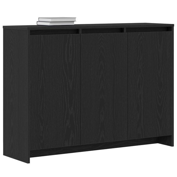 vidaXL Sideboard Black 102 x 29.5 x 75 cm Engineered wood