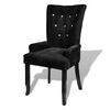 vidaXL Armchair Black Velvet