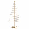 vidaXL Wooden Christmas Tree Brown 210 cm Bamboo