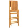 vidaXL Folding Garden Chairs 8 pcs 47x61x90 cm Solid Wood Teak