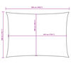 vidaXL Sunshade Sail Oxford Fabric Rectangular 3x5 m Beige