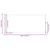 vidaXL Patio Retractable Side Awning 220x500 cm Grey