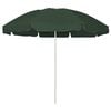 vidaXL Beach Parasol Green 240 cm