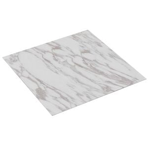 vidaXL Flooring Planks 5.11 m&sup2; 55 pcs PVC White Marble
