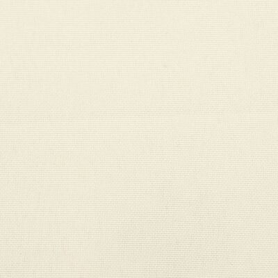 vidaXL Garden Bench Cushion Cream White 110x50x7 cm Oxford Fabric