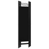 vidaXL 6-Panel Room Divider Black 240x180 cm