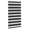 vidaXL Zebra Blind 50 x 100 cm Black