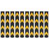 vidaXL Reflective Corner Guards 10 pcs Rubber 80 cm