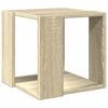 vidaXL Coffee Table Sonoma Oak 32x32x30 cm Engineered Wood