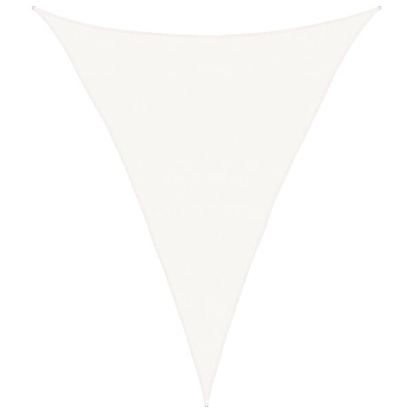 vidaXL Sunshade Sail 160 g/m&sup2; White 5x6x6 m HDPE