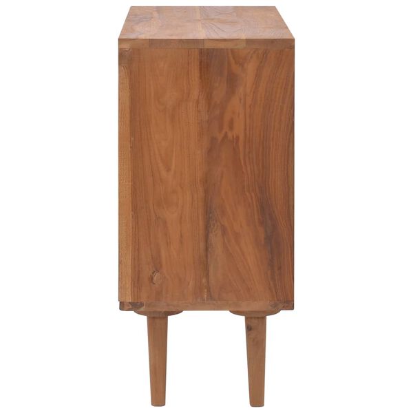 vidaXL Chest of Drawers 90x35x75 cm Solid Teak Wood