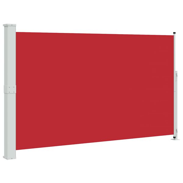vidaXL Patio Retractable Side Awning 180x300 cm Red