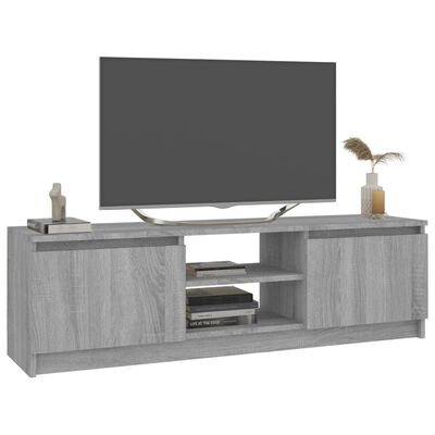 vidaXL TV Cabinet Grey Sonoma 120x30x35.5 cm Engineered Wood