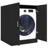 vidaXL Washing Machine Cabinet Black 71x71.5x91.5 cm