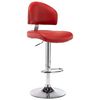 vidaXL Bar Stools 2 pcs Wine Red Faux Leather