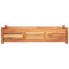 vidaXL Garden Raised Beds 2 pcs Acacia Wood 100x30x25 cm