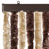 vidaXL Insect Curtain Beige and Light Brown 100x220 cm Chenille
