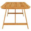 vidaXL Garden Dining Table 206x100x74 cm Solid Acacia Wood