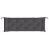vidaXL Garden Bench Cushions 2pcs Anthracite 150x50x7cm Oxford Fabric