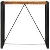 vidaXL Bar Table 110x55x110 cm Solid Rough Wood Mango