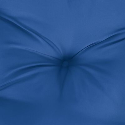 vidaXL Pallet Cushions 2 pcs Royal Blue Fabric