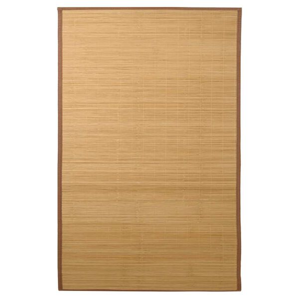 vidaXL Rug Bamboo 100x160 cm Brown