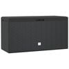 vidaXL Garden Storage Box Anthracite 114x47x60 cm