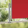 vidaXL Patio Retractable Side Awning 100x300 cm Red