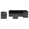 vidaXL 7 Piece Garden Pallet Lounge Set with Cushions Solid Pinewood