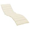 vidaXL Sun Lounger Cushion Cream 200x60x3cm Oxford Fabric