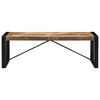 vidaXL Dining Table 120x55x40 cm Solid Rough Wood Mango