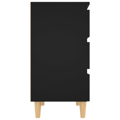 vidaXL Sideboard Black 60x35x69 cm Engineered Wood
