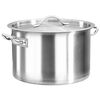 vidaXL Stock Pot 32 L 40x26 cm Stainless Steel